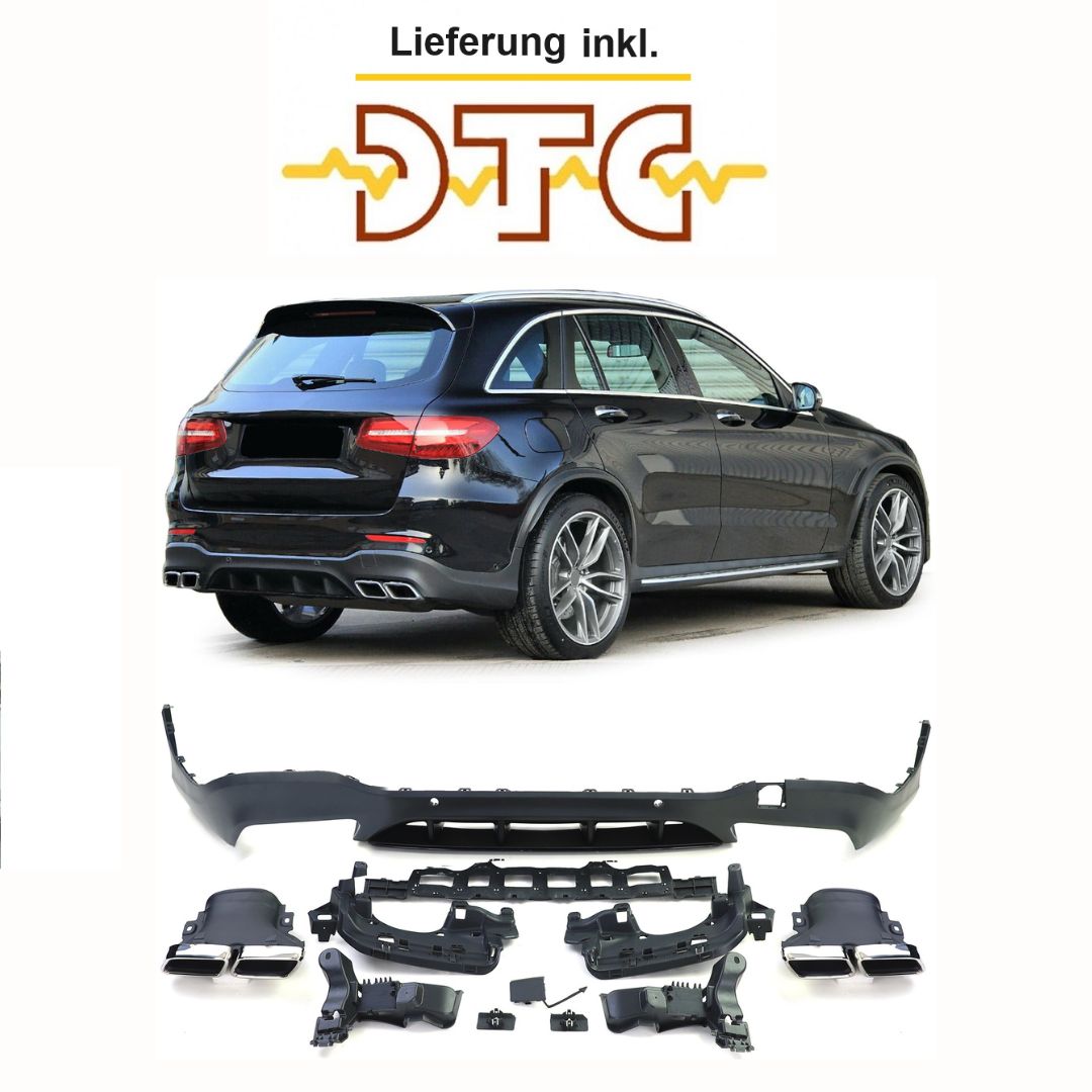 Ms Style Tuning Gmbh Diffusor Auspuffblenden Mercedes Glc X Amg Optik