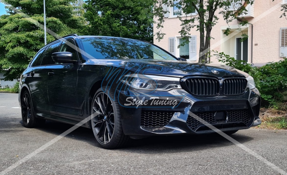 BMW-Kühlergrills 5 G30 M5 schwarz lackiert 2017 2018 2019